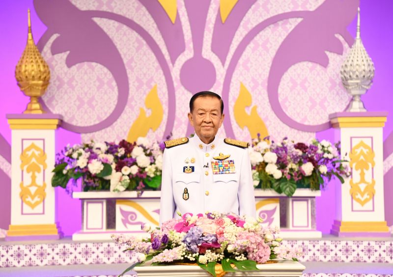ประธานสภาผู้แทนราษฎร พร้อมด้วย ผู้นำฝ่ายค้านในสภาผู้แทนราษฎร รองประธานสภาผู้แทนราษฎร คนที่หนึ่ง และสมาชิกสภาผู้แทนราษฎร บันทึกเทปถวายพระพรสมเด็จพระนางเจ้าสุทิดาพัชรสุธาพิมลลักษณพระบรมราชินี เนื่องในโอกาสวันเฉลิมพระชนมพรรษา 3 มิถุนายน 2568